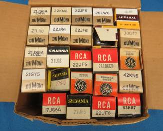 Lot 285. Old vacuum tubes