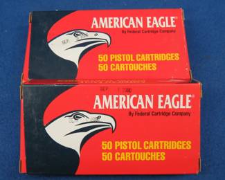 Lot 398. 100 American Eagle .380 Auto rounds