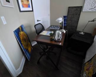 Desk.  Chair is available