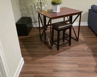 high table with stool