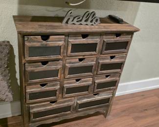 small dresser as an accent piece