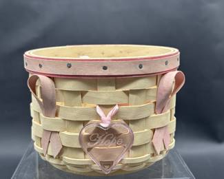 Longerberger Commemorative Breast Cancer Basket
