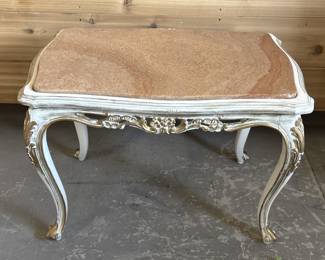 Distressed French Provincial Accent Table