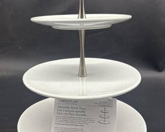 Pampered Chef Adjustable Tiered Tower