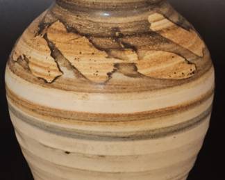 Signed Southwestern Pottery Vase, RUFF