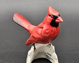 Bintage Goebel Cardinal Bird Figurine, W. Germany