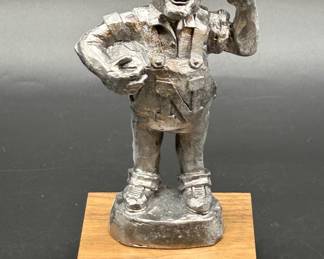 Herbie Husker Ltd. Ed. Pewter Statue by M. Ricker