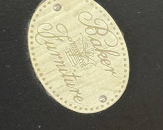 Antique Baker Furniture butler’s table with tray