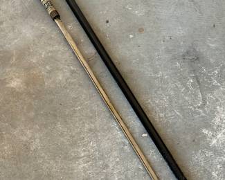 Antique walking stick with sword