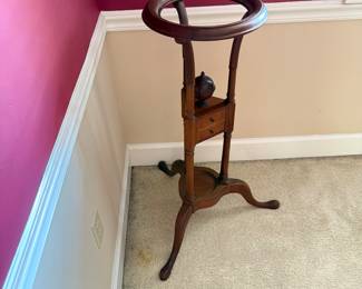 Georgian mahogany wig stand