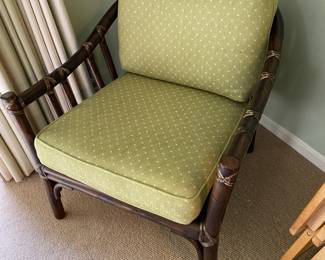 McGuire Rattan Lounge Chair