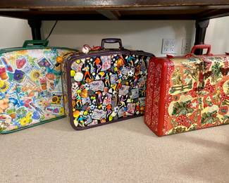 Vintage Decoupage Suitcases!