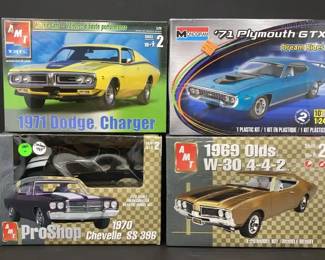 4 muscle cars kits