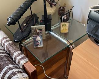 Glass End Table
