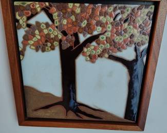 Marina Bosetti original enamel on tile. 