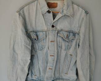 Vintage acid washed Levi's jacket.