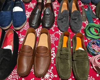 Many designer loafers
