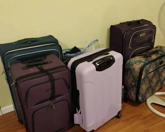 Some of this luggage never used, great for Spring Break