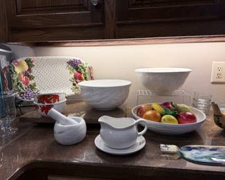 White pottery made in Italy