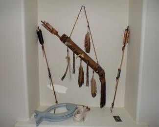Navajo Bow and Arrow. 