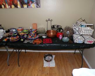 Mexican Dishware, Baskets