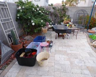 Various outdoor items.