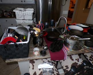 Various kitchen items.