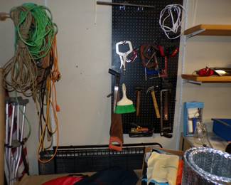 Garage Items, hand tools.