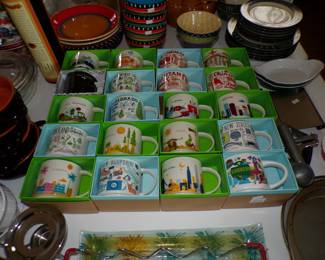 20 Starbucks city and state mugs