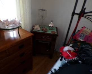 Nighstand and seashells