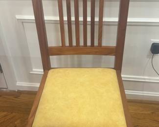 (Solid Teak) Custom One-of-a-kind matching Teak Dining Chairs – Set of 8 (Sold Individually) from Côte d'Ivoire SODEFOR Plantation, Mid-Late 20th Century