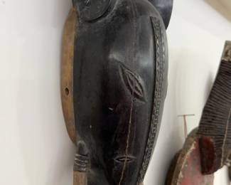 23” Côte d'Ivoire (Ivory Coast) West African Elephant Ceremonial Mask, Mid-20th Century