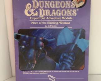 Dungeons & Dragons M2 Maze of the Riddling Minotaur – TSR Adventure Module (9060)