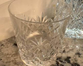Galway Crystal Whiskey Decanter with Matching Rocks Glass