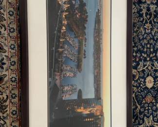 Signed Panoramic Photograph of San Diego Skyline and Harbor (42” x 18”)