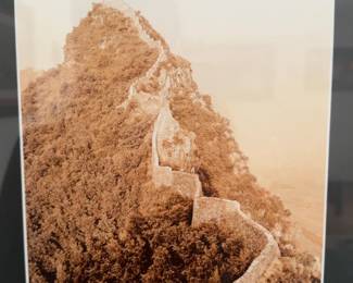 1989 Signed Photograph of the Great Wall of China (17” x 13”)