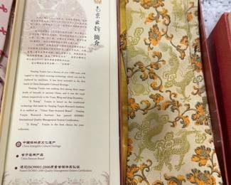 Nanjing Yunjin Brocade Silk Tie with Dragon and Floral Motif