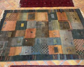 Nirvana Collection Egyptian Patchwork-Style Area Rug, 63” × 91”