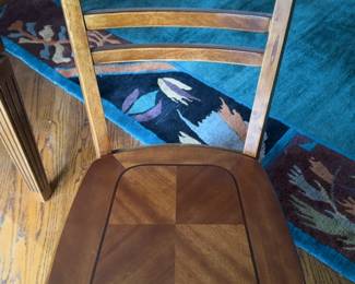 Chinese Solid Elm Wood Matching Dining Room Table Chairs – Sold Individually