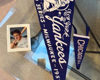 Yankees 1957 World Series pennant