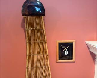 Japanese ikebana curved bamboo 