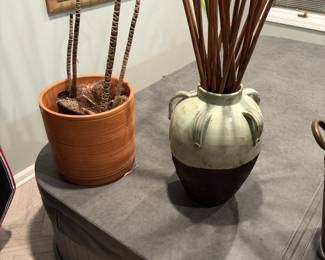 Potted plants real and otherwise