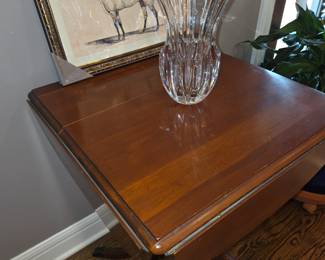 Antique claw foot drop leaf table