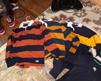 Lots of Orvis Rugby shirts 
