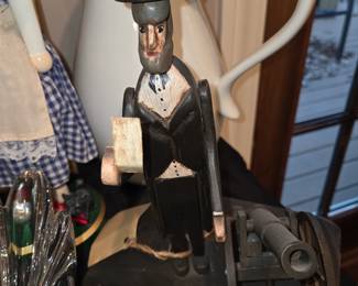 Abe Lincoln Folk Ark  Whirligig