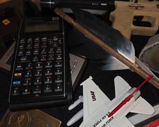 Vintage HP 35-S Scientific Calculator w/ sleeve