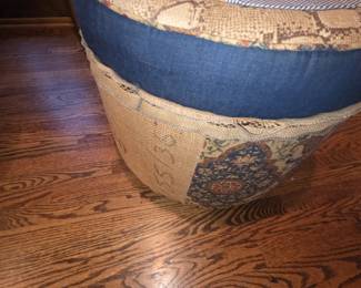 Large ottoman Custom Patchwork 