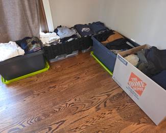 Lots of tshirts, pants, shorts: Columbia, Kuhl, Tommy Bahama