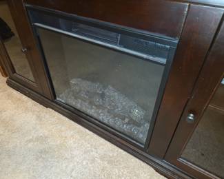Electronic Fireplace Entertainment Stand