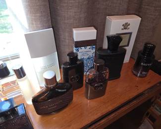 Perfumes, colognes